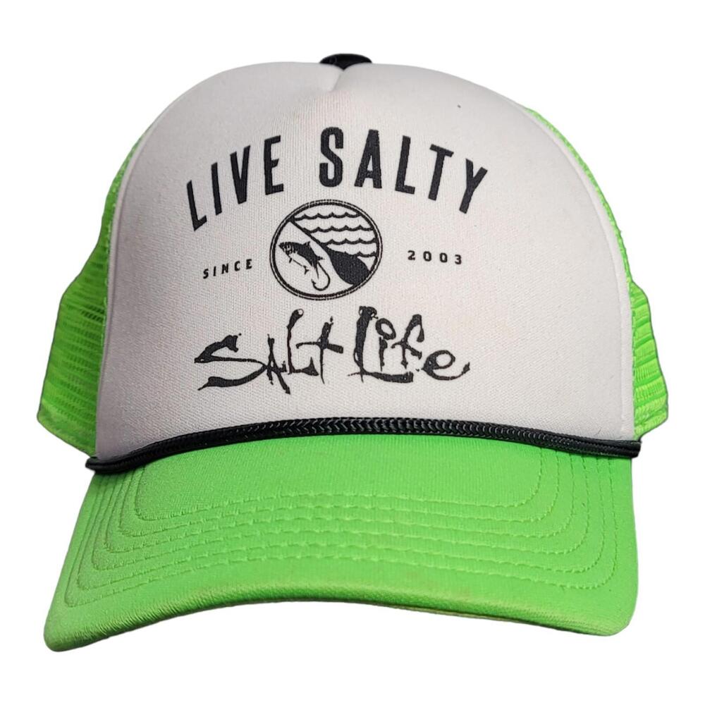 Salt Life Live Salty Meshed Snapback Truckers Hat Baseball Cap